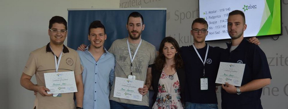 ЕБЕЦ Балкан – Доминација студената Машинског факултета у тимском дизајну
