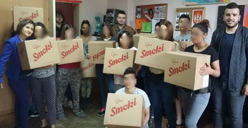 Ускршња посета студената деци из Прихватилишта