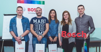 Students of the Industrial Engineering module – Winners of the Bosch week