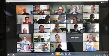Одржана прва електронска седница Проширеног деканског колегијума MФ