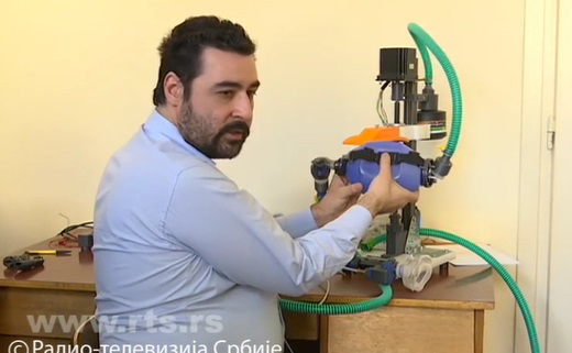 РТС: Алтернативни респиратор стиже са београдског Машинског факултета