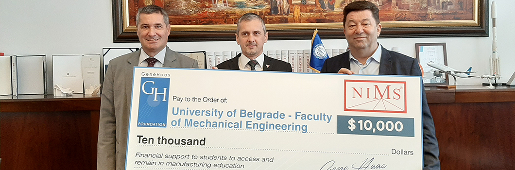 Машински факултет добио вредну донацију америчке фондације Gene Haas