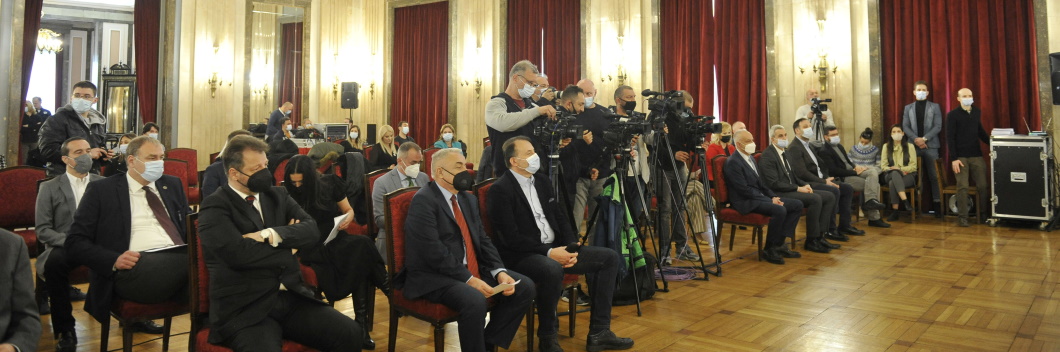 Професор Видосав Мајсторовић и доцент Славенко Стојадиновић добитници Награде Београда