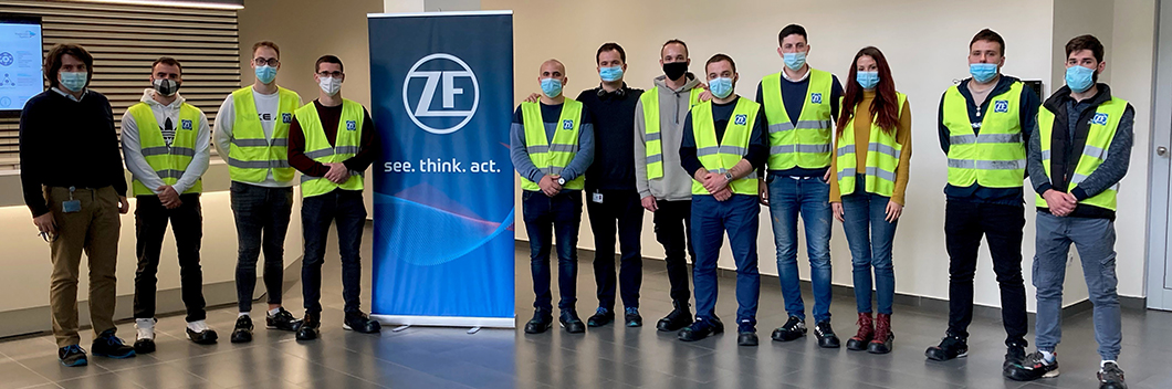 Студенти  Машинског факултета у посети компанији ZF Serbia