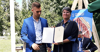 Марко Гавриловић добитник награде „Студент генерације“ УБ