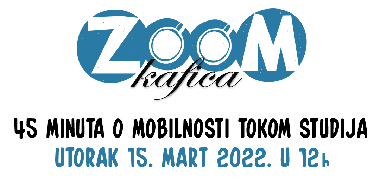 Zoom кафица о мобилности током студија – 15. март у 12 часова