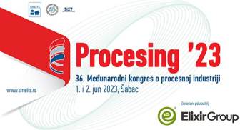 Procesing `23 – 36. Међународни конгрес о процесној индустрији, 1. и 2. јуна у Шапцу  