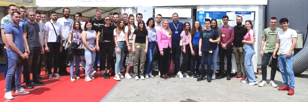 Посета студената Термотехнике сајму компаније „ЕТАЖ“