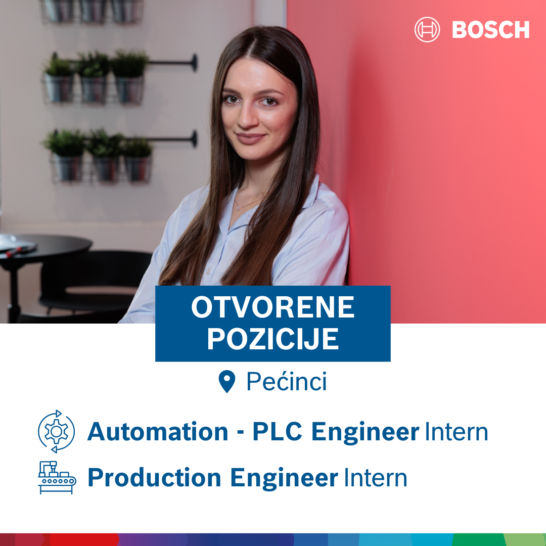 Компанија Bosch: Отворене позиције за стручну праксу